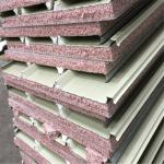 economical and pratical 50mm color steel TPS roof panel roofing price list