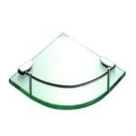 Buy cheap Aluminium Glass Bathroom Shelves Wall Mounted 2 Tier Glass Shower Shelf from wholesalers
