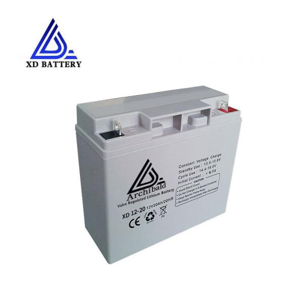 Buy cheap Solar System 7000 Cycles Rechargeable Lifepo4 Battery 12v 20ah For Water Motor Energy from wholesalers