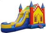 Big Party Bright Inflatable Bouncer Combo Blow Up Fun House 0.55mm PVC Tarpaulin