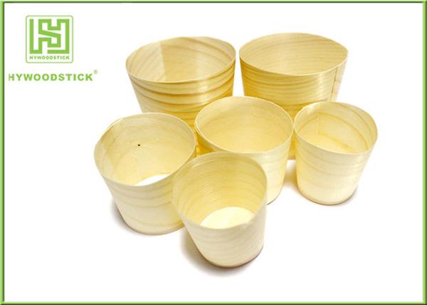 Buy cheap Promotional Unique Disposable Wooden Icecream Cups With Different Shape from wholesalers
