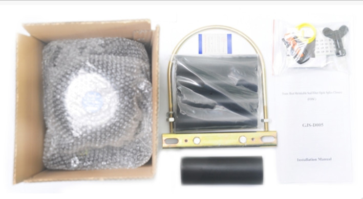 Vertical Fiber Optic Splice Closure Bunchy 96F Ribbon 144F 1~4 Pieces Splice Tray