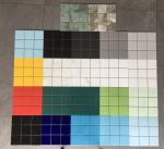 Acid Resistant Glass Marble Mosaic Porcelain Tile 600 X 600mm Customized