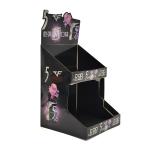 Cardboard Paper Counter Display Box Glass Bottle Countertop Display Stand With