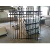 Buy cheap Garden Steel Fence with Black Spear Top Galvanized Tubular Steel Panels 2.4mL x 2mH from wholesalers