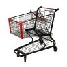 Buy cheap 125L Black Metal Lightweight Shopping Trolley grocery cart EN BS 1929 from wholesalers