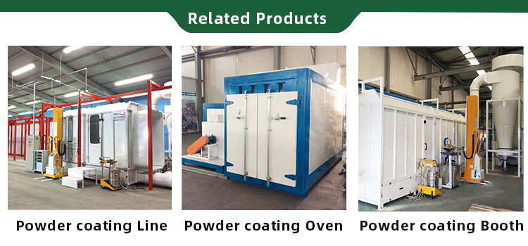Small Galvanizing Horizontal Powder Coating Line Pretreatment ISO9001