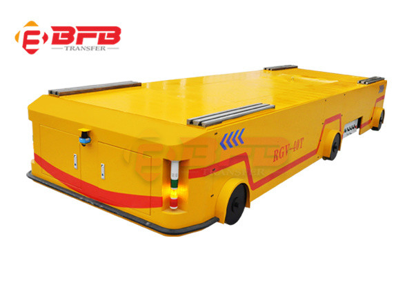 10 Ton RGV Rail Guided Automated Vehicle For Steel Pallet Handling