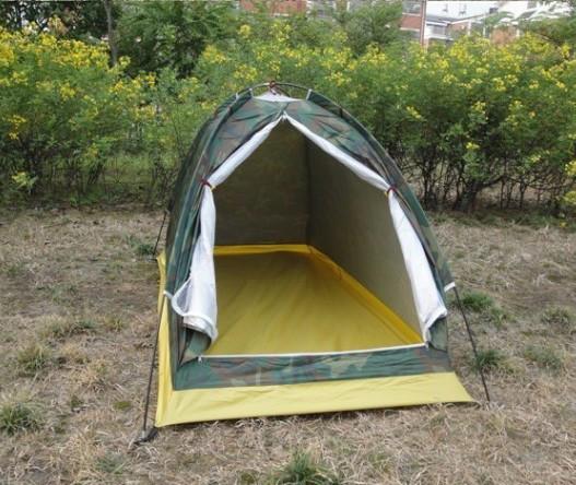 Buy cheap Single Person One Door Camouflage Travel Dome Tent Army Color Camping Tent(HT6009) from wholesalers