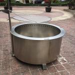 76cm Smokeless Fire Stove Double Wall Stainless Steel 30 Inch Round Fire Pit