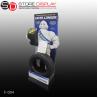 Buy cheap customized tire display stand/Floor corrugated display carton for tyre from wholesalers