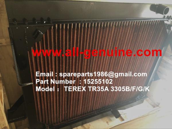 15255102 RADIATOR OF TEREX NHL UNIT RIG CUMMINS ALLISON TR35A 3303 3305 3307