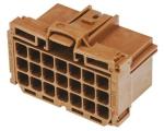 Buy cheap 21 Pins Outlet Brown Female 8-968975-1 Vehicle Wiring Connectors from wholesalers