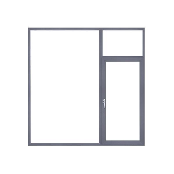 Buy cheap Aluminum Villa House Glass Casement Windows with Horizontal Opening and Customization from wholesalers