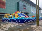Buy cheap Large Frame Pool / Rainbow Slide Amazing Inflatable Water Park For Entertainment from wholesalers