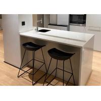 Buy cheap Black Tall Bar Stool Chair Polyurethane Foam Cushions 48 Inch product