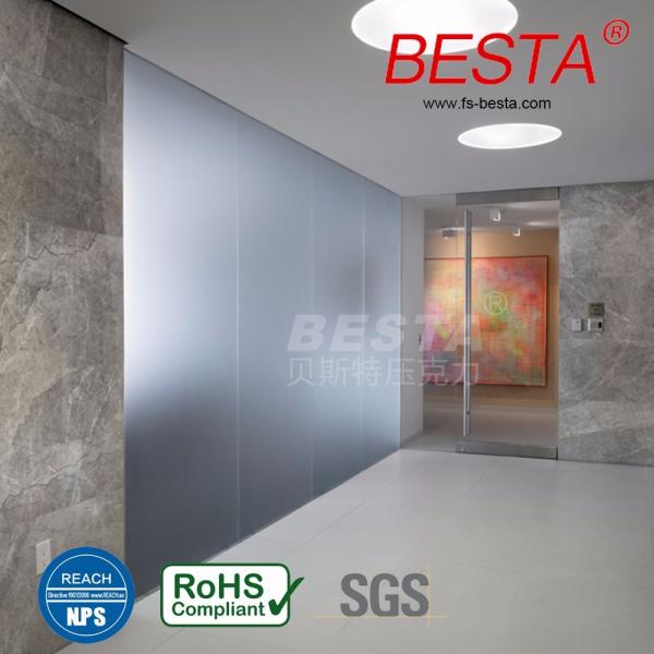 Buy cheap Customized Office Acrylic Partition Panels Kitchen Acrylic Laminate Sheet UL94V2 from wholesalers