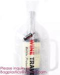 Reusable Wine Bottle Protector, Air Bubble Cushion, Travel Sleeve Case, Leak