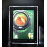 Buy cheap 580*840mm wallmount acrylic adveting crystal light box with colorful led lighting from wholesalers