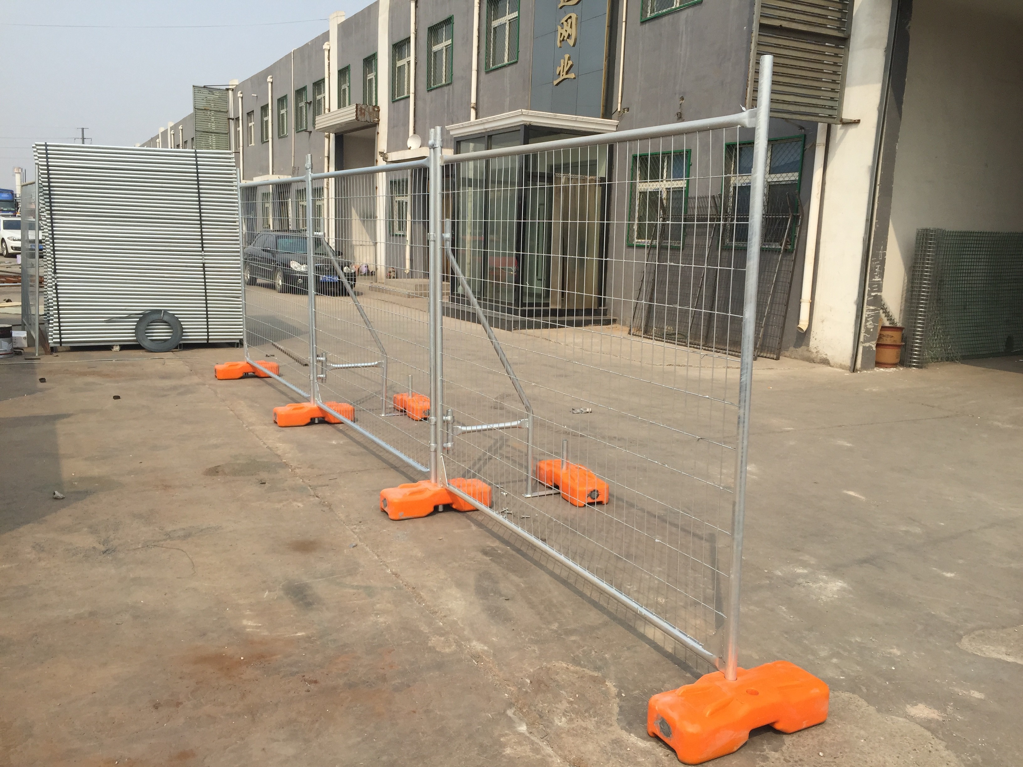 Temporary Fence panels SA area shipping temp fence panels to Adelaide hot dipped galvanied temp fence 2100mm x 2500mm