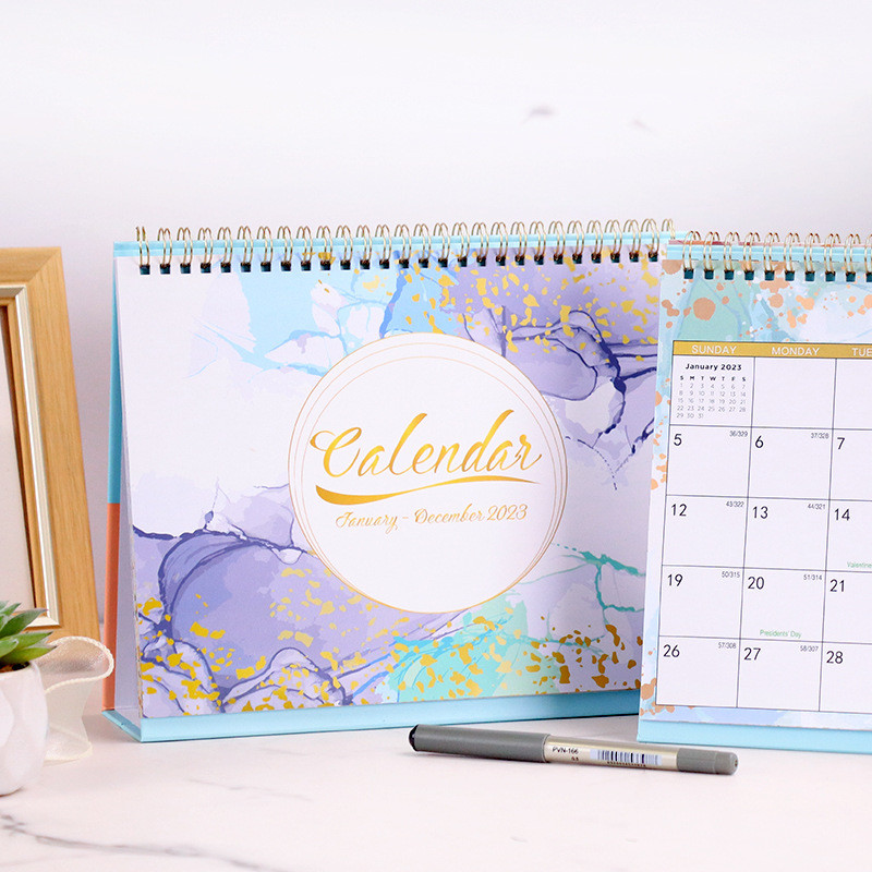 12 Photos Custom Wall Calendar with 1 Calendar Quantity and Retangle Shape