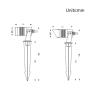 Buy cheap Architectural Landscape Surface Mounted LED Spotlight IP65 Low Voltage 24VDC / 110-240VAC from wholesalers