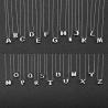 Buy cheap Fashion Minimalist Jewelry 925 Sterling Silver Simple Necklace 26 Alphabet Letter Necklaces For Women from wholesalers