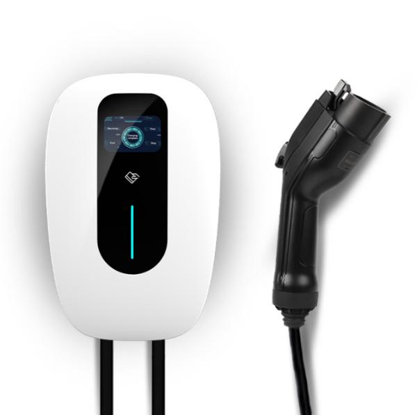 Buy cheap 7KW 220V Electric Car Charger RFID 32Amp EV Charger WIFI from wholesalers