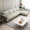 Buy cheap Fabric Leather 3 Seater Modern Living Room Sofa With Cushion from wholesalers