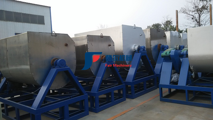 Durable Industrial Mixers And Blenders Agitator Mini Paddle Horizontal Powder Mixer