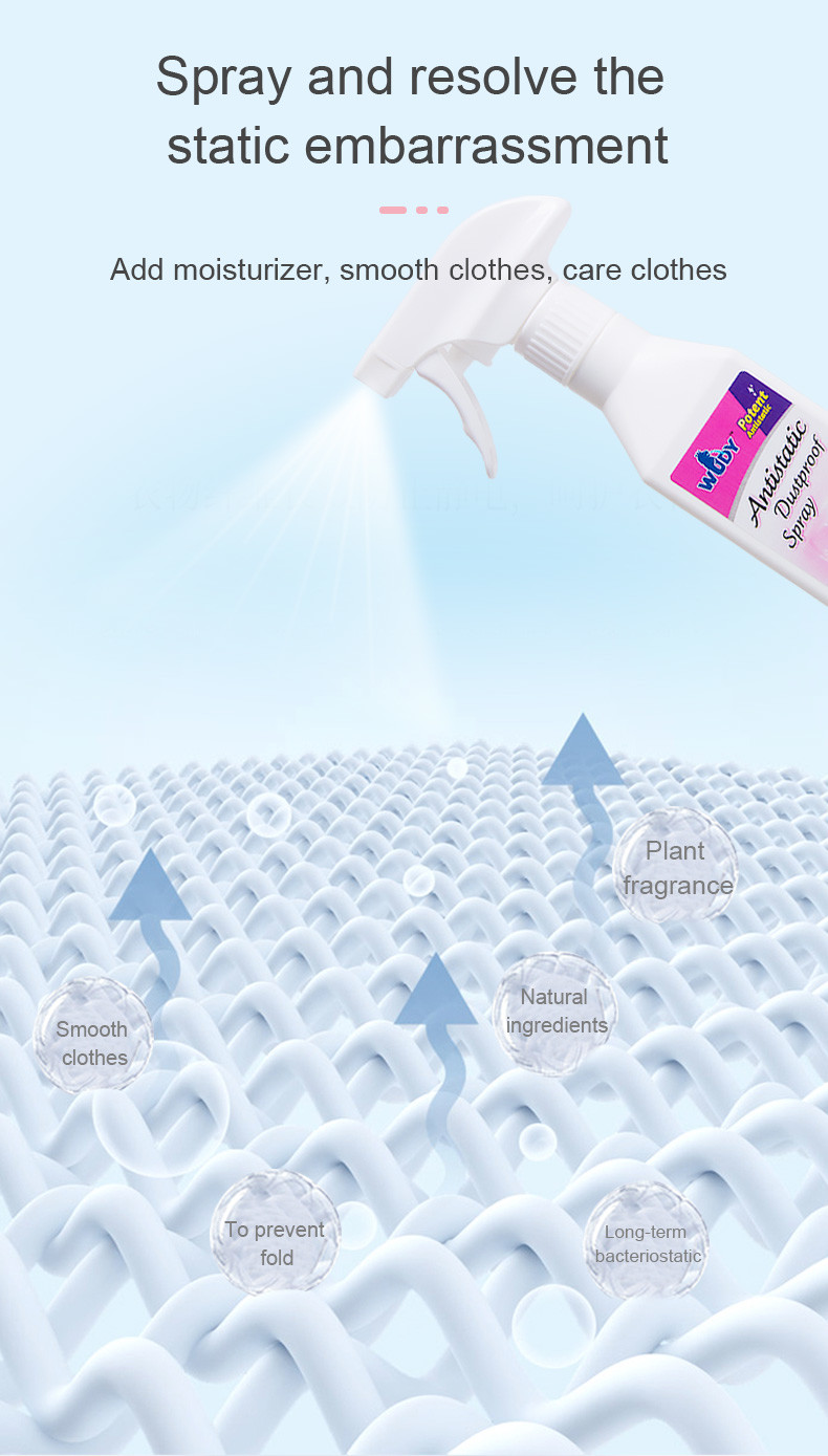 ODM Antistatic Electricity Fabric Protector Spray Softener For Clothes