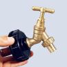 Buy cheap Umetass 1/2" Brass Valve Sand-cast Water Taps Horse Head Tap for Polished Faucet Mount from wholesalers