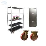Hot Galvanized Zinc Danish Trolley For Planter Farmer Garden's Horticulture