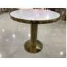 Buy cheap Good Load Bearing 80cm Marble Metal Coffee Table from wholesalers