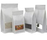 Kraft See Through Pouches VMPET Biodegradable Apply To Dried Food