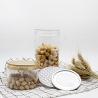 Buy cheap PET Plastic Round Jar Candy Powder Dried Fruit Storage With Silver Lids from wholesalers