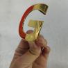 Buy cheap Gold 3D Galvanized Decorative Metal Letters 2-25mm Depth Mirror Polished / Brushed from wholesalers