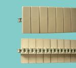 SS843-k137 Straight running plastic plate top conveyor chains stainless steel