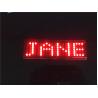 Buy cheap Scrolling LED name badge T shirt red light from wholesalers