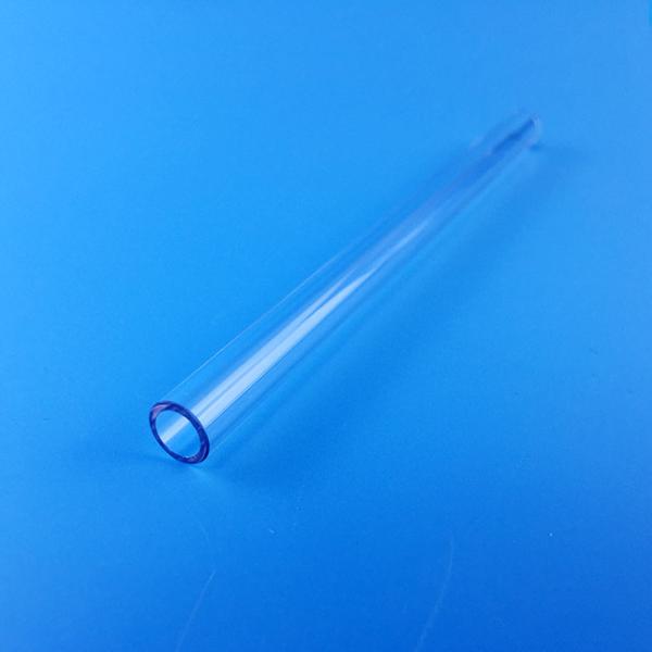 Buy cheap Cerium Doped Blue Quartz Glass Tube Customizable 1100 Degree from wholesalers