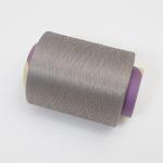 Cotton TC Recycle Polyester Yarn With Grs Certificate For Woven Label