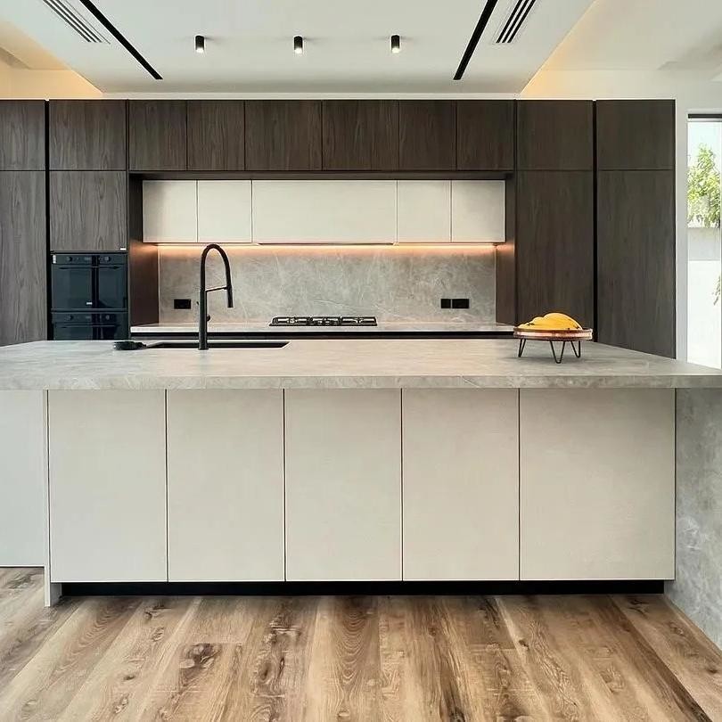 Kitchen Furniture Design Wood Veneer Kitchen Cabinet Wholesales