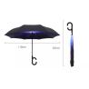 Buy cheap Reverse Invert Pongee Upside Down Umbrella Inside Out Double Layer 23 Inches from wholesalers