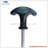 Buy cheap Heavy duty steel tent peg tent stake with plastic head 21cm from wholesalers