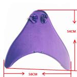 Children / Adult Mermaid Tail Flippers Unbreakable Flexible Plastic Insert
