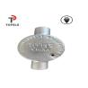 Buy cheap 2 Way Circular Junction Box Malleable Iron Round Electrical Hot Dipped from wholesalers