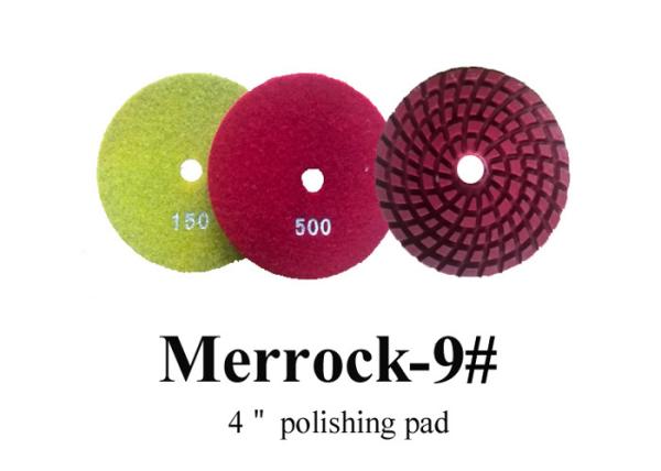 Buy cheap Wet Abrasive Polishing Diamond Resin Pads For Concrete / Cement 7mm Thick from wholesalers