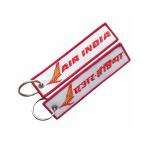Buy cheap Twill Merrowed Embroidered Key Chain Tag For Souvenir Gift 13cm × 3cm from wholesalers