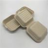 Buy cheap Wheat Straw Takeaway Food Container Burger Box Biodegradable Disposable from wholesalers