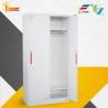 Buy cheap 2 door steel locker for employee changing clothes/storage shoes/storage private goods/whtie color/KD structure from wholesalers